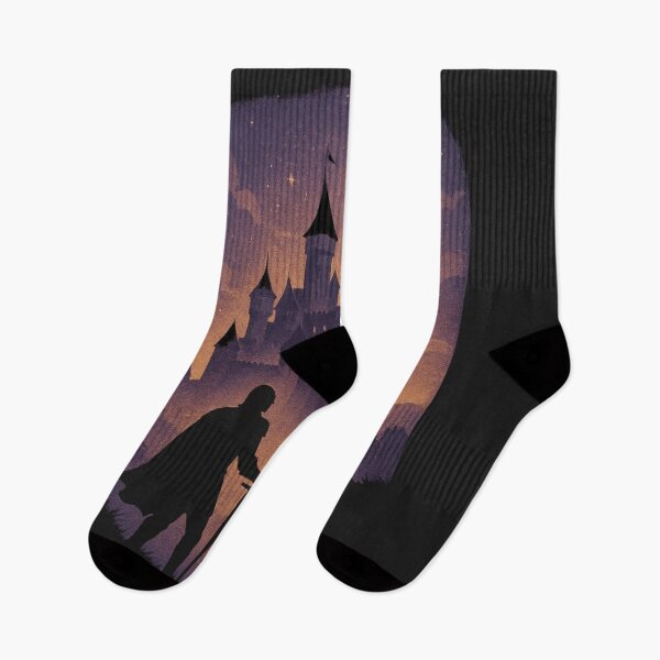 Item preview, Epic Knight vs Dragon Castle Silhouette – Fantasy Medieval Adventure Artwork designed and sold by KDesignCrafts.