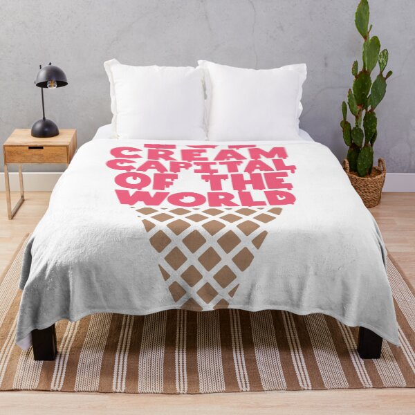 Item preview, Ice Cream Capital of The World – Fun Pink Typography Cone designed and sold by andry01.