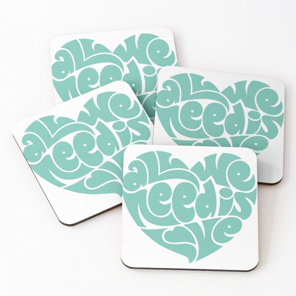 Item preview, All We Need Is Love – Retro Heart Typography Design designed and sold by andry01.