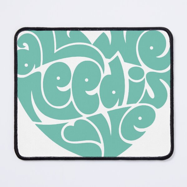 Item preview, All We Need Is Love – Retro Heart Typography Design designed and sold by andry01.