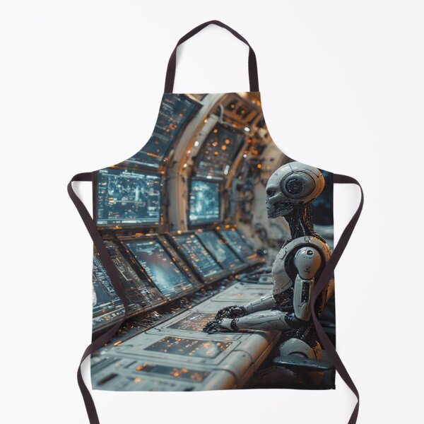 Item preview,  AI Robot at Work designed and sold by TheDarkWardrobe.