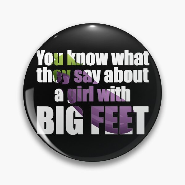 Item preview, A Girl With Big Feet designed and sold by Shitposts Inc.