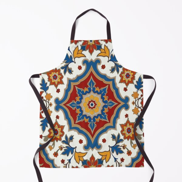 Item preview, Symmetrical Persian Arabesque with Lotus Flowers – Classic Oriental Textile Pattern designed and sold by sadedream.