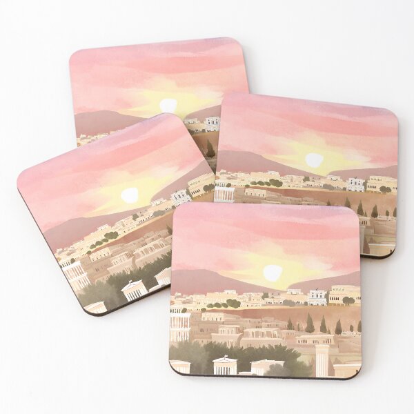 Item preview, Athens Greece Sunset designed and sold by TheBalkans.