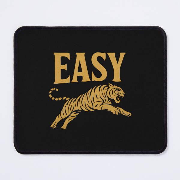 Item preview, Easy Tiger – Vintage Tiger Retro Typography Distressed Slogan designed and sold by LifmusGoDesigns.