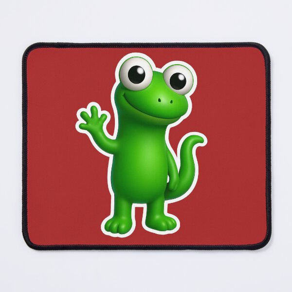 Item preview, Cute orange cartoon Lizard Character designed and sold by FunnySignalStudio.