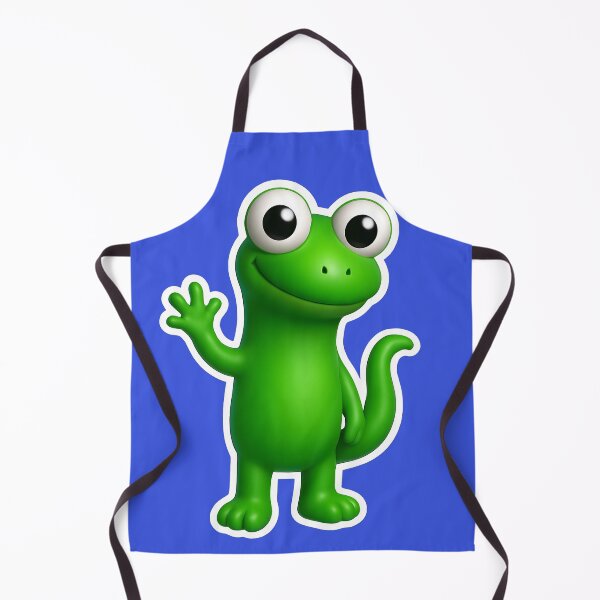Item preview, Cute orange cartoon Lizard Character designed and sold by FunnySignalStudio.