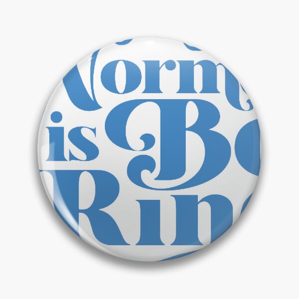 Item preview, Normal is Boring – Retro Bold Typography Design designed and sold by andry01.