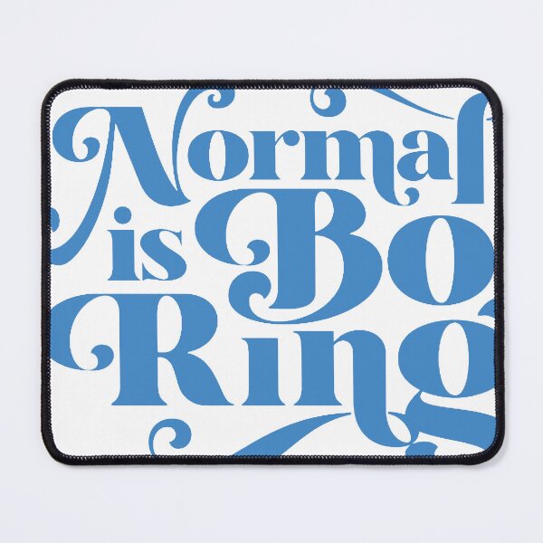 Item preview, Normal is Boring – Retro Bold Typography Design designed and sold by andry01.