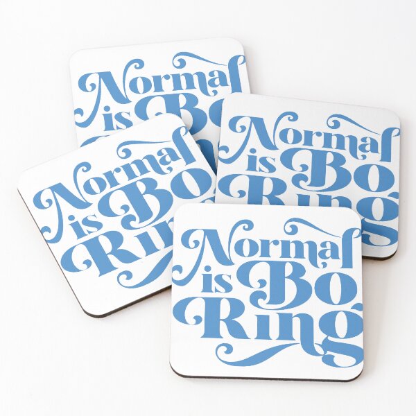 Item preview, Normal is Boring – Retro Bold Typography Design designed and sold by andry01.