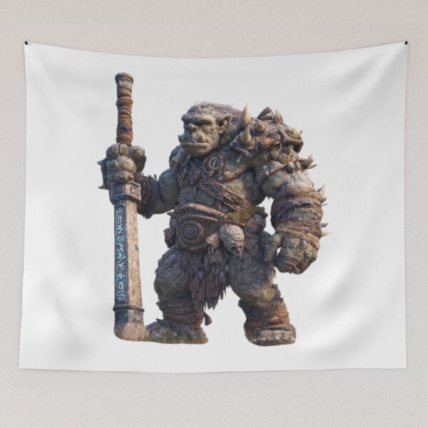 Item preview, Giant Troll Warrior – Fantasy RPG Character designed and sold by AlexLineArt.