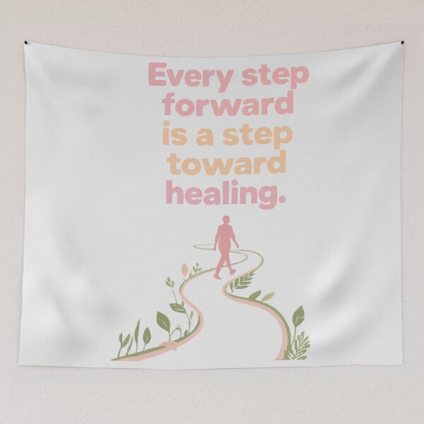 Item preview, mental health walk Every step forward is a step toward healing. designed and sold by Uglyandcute.