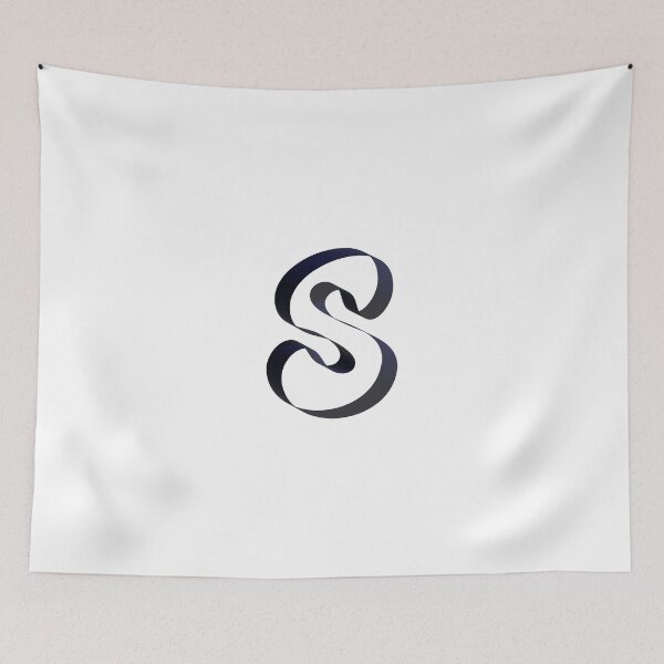 Item preview, Futuristic Ribbon Letter S – Futuristic Ribbon Alphabet designed and sold by uncoXab.