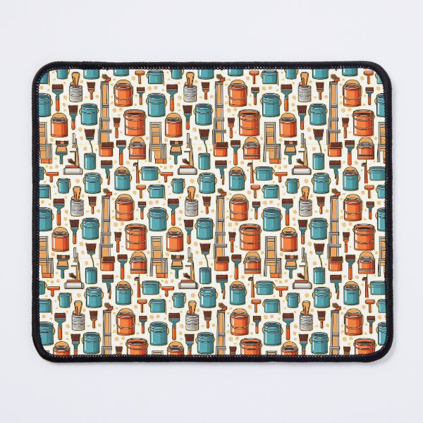 Item preview, Colorful Painter’s Tools Pattern designed and sold by TriForceDesign.