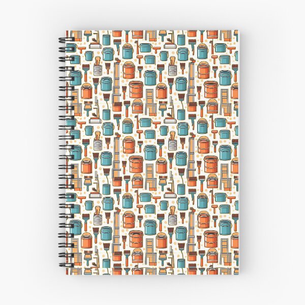 Item preview, Colorful Painter’s Tools Pattern designed and sold by TriForceDesign.