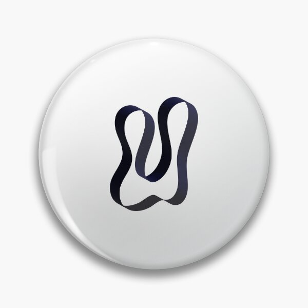 Item preview, Futuristic Ribbon Letter U – Futuristic Ribbon Alphabet designed and sold by uncoXab.