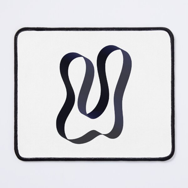 Item preview, Futuristic Ribbon Letter U – Futuristic Ribbon Alphabet designed and sold by uncoXab.