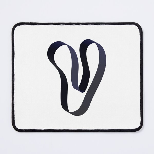 Item preview, Futuristic Ribbon Letter V – Futuristic Ribbon Alphabet designed and sold by uncoXab.