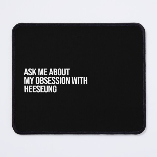Item preview, Ask me About my Obsession with Heeseung designed and sold by deluluhaze.
