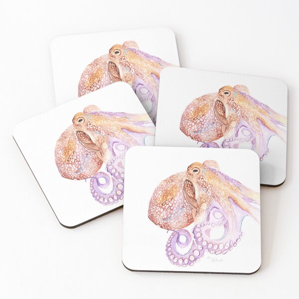 Item preview, Escaping Octopus designed and sold by Coastal Watercolors by Laura.