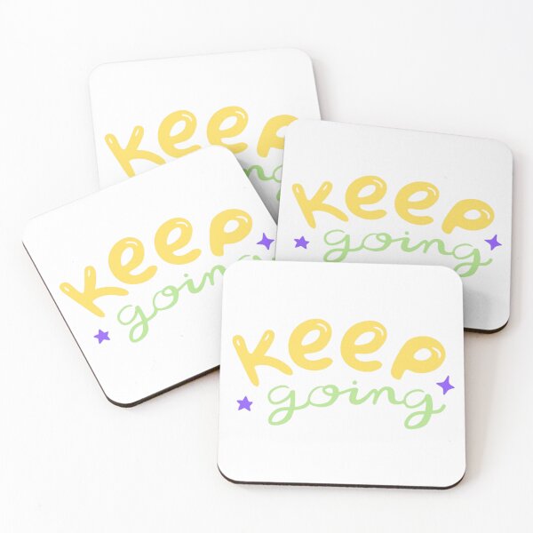 Item preview, Keep Going – Positive Motivational Design designed and sold by FRACTARA.