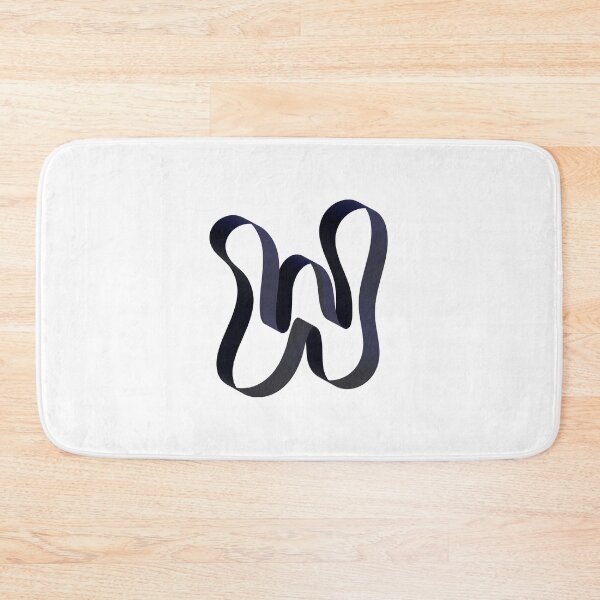 Item preview, Futuristic Ribbon Letter W – Futuristic Ribbon Alphabet designed and sold by uncoXab.