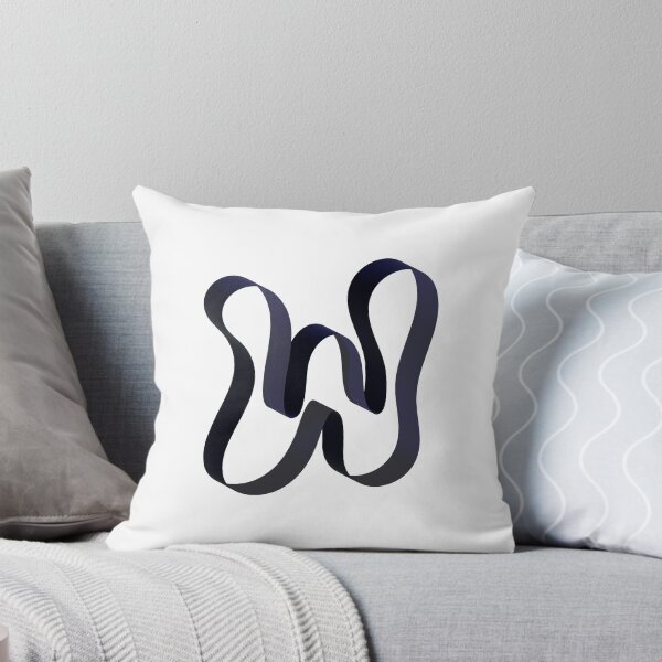 Item preview, Futuristic Ribbon Letter W – Futuristic Ribbon Alphabet designed and sold by uncoXab.
