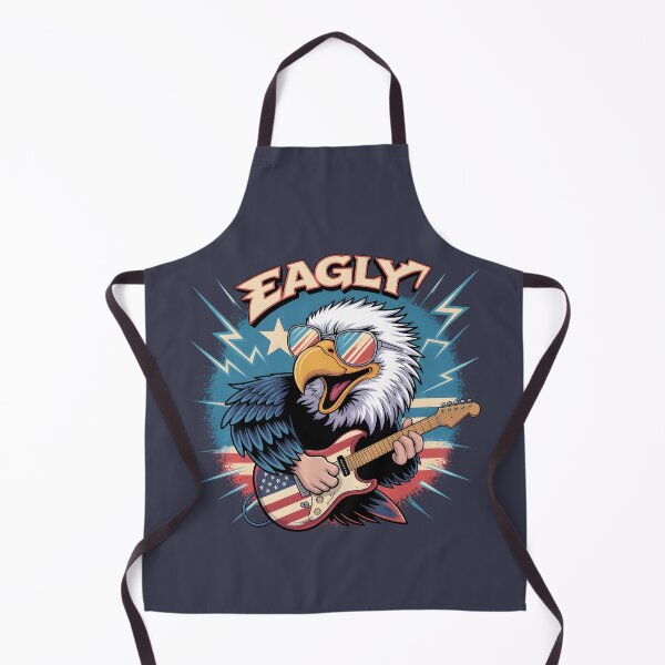 Item preview, Rocking Eagly Guitar Man Cartoon Art designed and sold by lalasine.story.