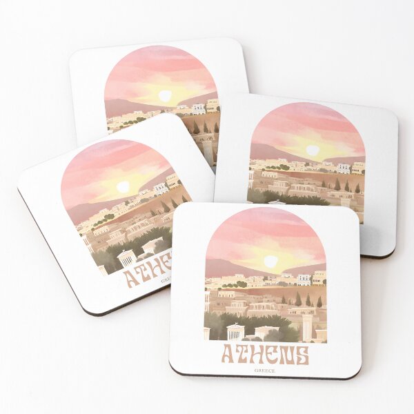 Item preview, Athens Greece Skyline designed and sold by TheBalkans.