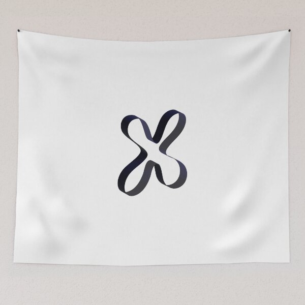 Item preview, Futuristic Ribbon Letter X – Futuristic Ribbon Alphabet designed and sold by uncoXab.