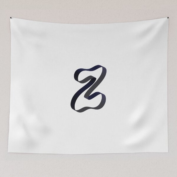 Item preview, Futuristic Ribbon Letter Z – Futuristic Ribbon Alphabet designed and sold by uncoXab.