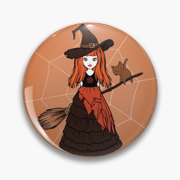 Artikelvorschau, Orangefarbenes Spinnennetz Cheeky Witch® und Cheeky Cat entworfen und verkauft von cheekywitch.