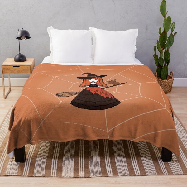 Item preview, Telaraña naranja Cheeky Witch® y Cheeky Cat designed and sold by cheekywitch.
