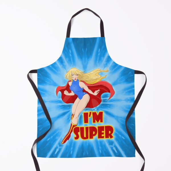 Item preview, Hero Woman with Red Cape and I'm Super text designed and sold by Liron Peer's Magical Store.