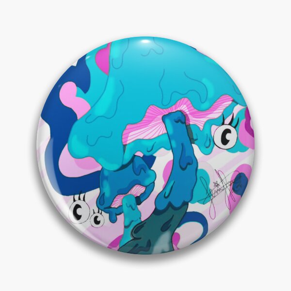 Item preview, Illustrated Psychedelic Mushroom: Colorful Digital Art with Surreal Style and Animated Eyes designed and sold by Jen-stuffs.