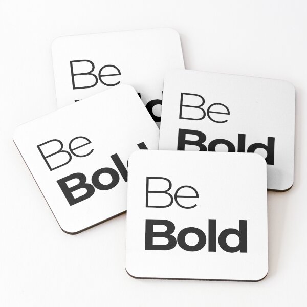 Item preview, Be Bold Quote  designed and sold by Mochi Doodle.