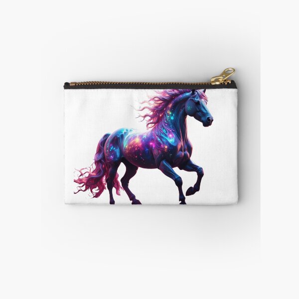 Item preview, Galaxy Neon Horse Art – Vibrant Space Fantasy  designed and sold by GloriousArtSKD.