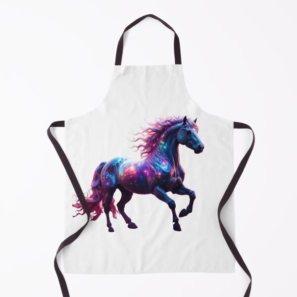Item preview, Galaxy Neon Horse Art – Vibrant Space Fantasy  designed and sold by GloriousArtSKD.