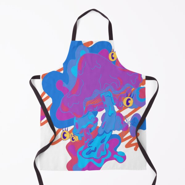 Item preview, Illustrated Psychedelic Mushroom: Colorful Digital Art with Surreal Style and Animated Eyes designed and sold by Jen-stuffs.
