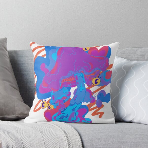 Item preview, Illustrated Psychedelic Mushroom: Colorful Digital Art with Surreal Style and Animated Eyes designed and sold by Jen-stuffs.