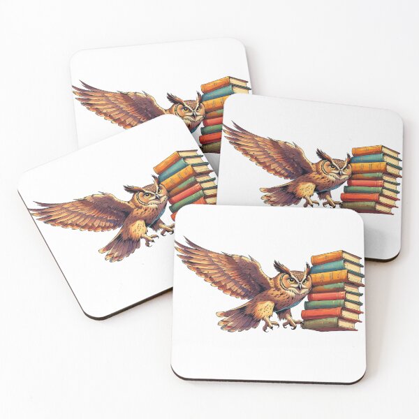 Item preview, OWL BOOKS cute owl designed and sold by hemp3x.