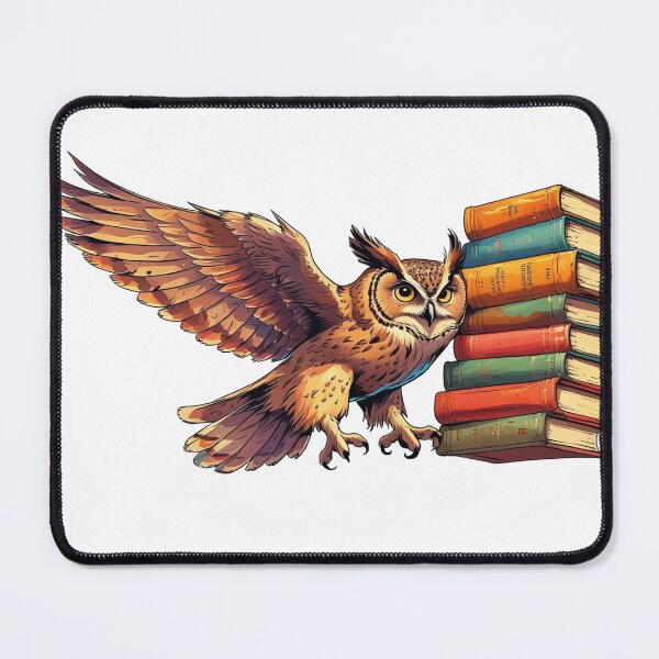 Item preview, OWL BOOKS cute owl designed and sold by hemp3x.