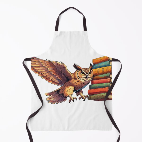 Item preview, OWL BOOKS cute owl designed and sold by hemp3x.