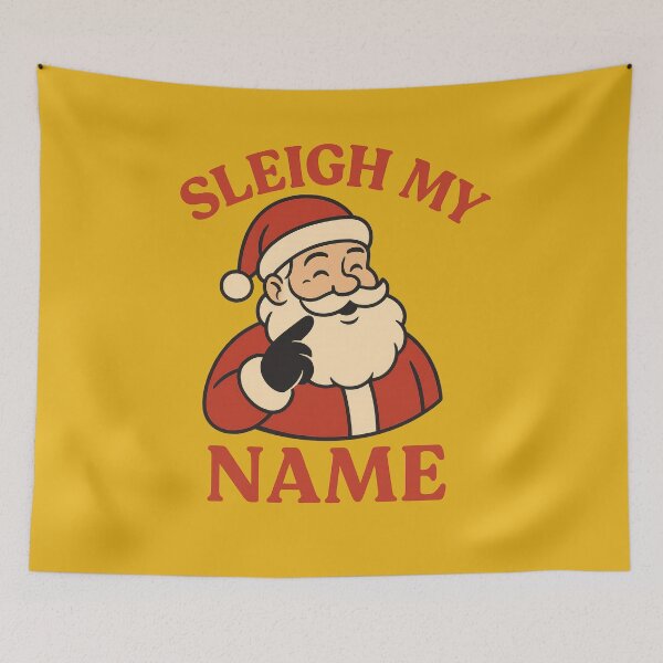 Item preview, Sleigh My Name Santa Artwork designed and sold by ArtComixHaven.