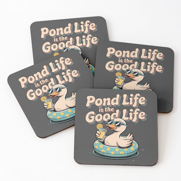 Item preview, Pond life is the good life - Pure duck - Truly duck - Free duck - Thanks duck - Duck rocks - My duck - Duck is back designed and sold by JansenGS.