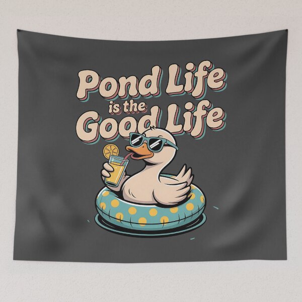 Item preview, Pond life is the good life - Pure duck - Truly duck - Free duck - Thanks duck - Duck rocks - My duck - Duck is back designed and sold by JansenGS.