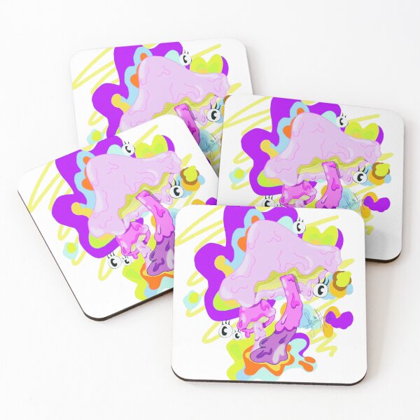 Item preview, Illustrated Psychedelic Mushroom: Colorful Digital Art with Surreal Style and Animated Eyes designed and sold by Jen-stuffs.