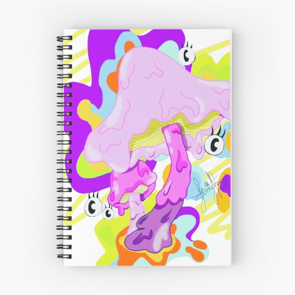 Item preview, Illustrated Psychedelic Mushroom: Colorful Digital Art with Surreal Style and Animated Eyes designed and sold by Jen-stuffs.
