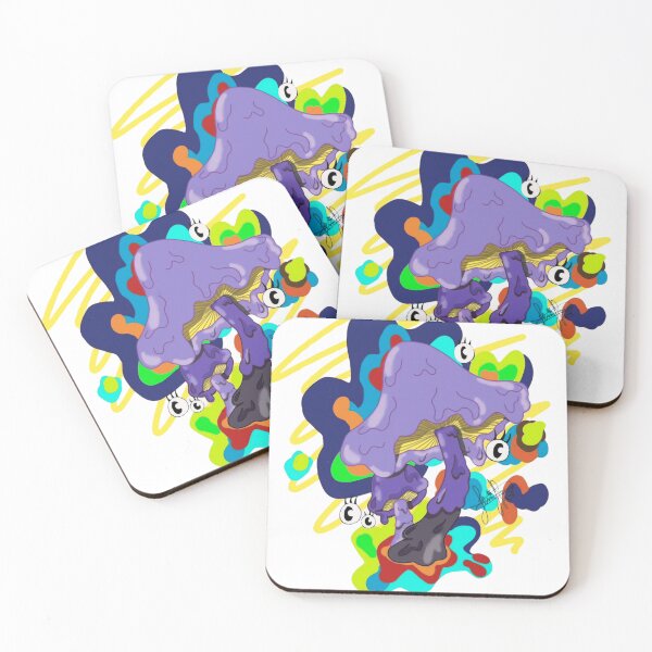 Item preview, Illustrated Psychedelic Mushroom: Colorful Digital Art with Surreal Style and Animated Eyes designed and sold by Jen-stuffs.