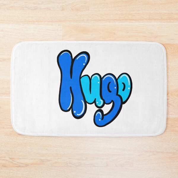 Item preview, Hugo Top 100 popular boys and men name Blue graffiti bubble letters Personalized Custom Name gift ideas for Pablo designed and sold by Artonmytee.